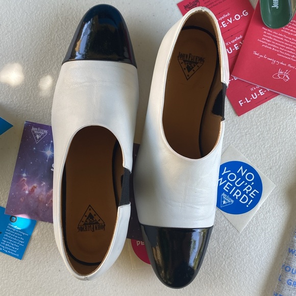 John Fluevog amazing two-tone shoes, size 8 - Picture 2 of 16